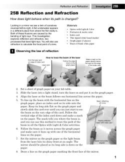 25B Reflection and Refraction