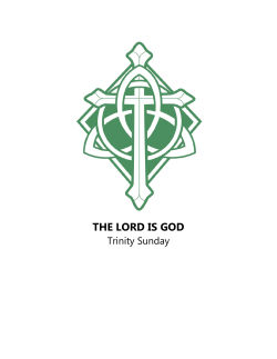 Sunday Bulletin - Bethany Lutheran
