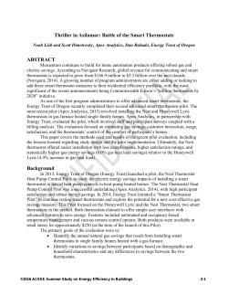 Thriller in Asilomar: Battle of the Smart Thermostats