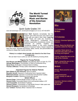 The World Turned Upside Down: Music and Stories of the American