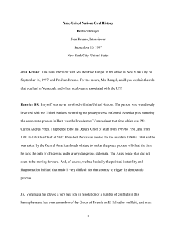 Yale-United Nations Oral History