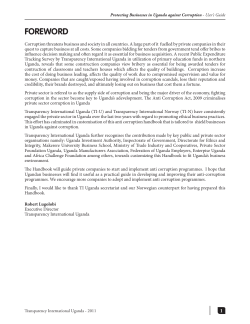 handbook - Transparency International Uganda