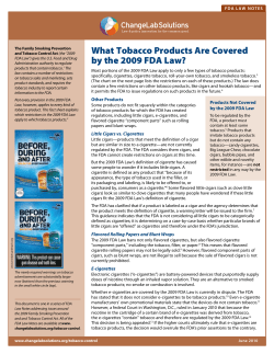 FDA Law Notes - What is Covered by FDA