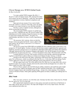 Clever Design on a WWII Global Scale