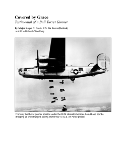 Covered by Grace: Testimonial of a Ball Turret Gunner