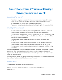 DOWNLOAD Immersion Week SCHEDULE