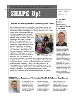 SHAPE Up! - New Albany School District