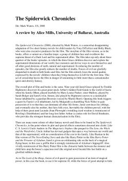 film reviews - University of Nottingham