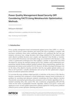Power Quality Management Based Security OPF Considering