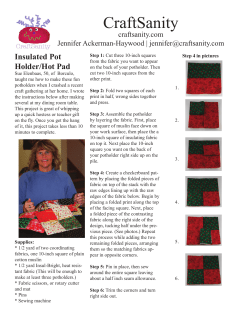 potholders - CraftSanity