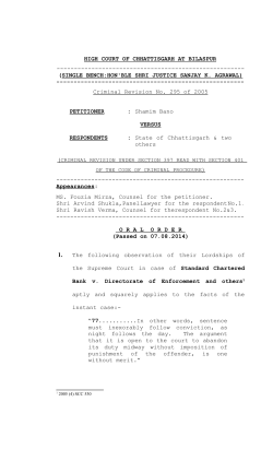 For commission of offence under Section 498