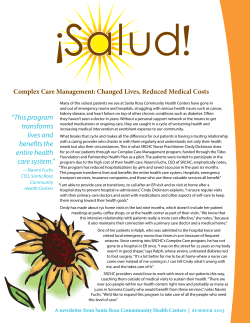 Summer Salud 2013 - Santa Rosa Community Health Centers