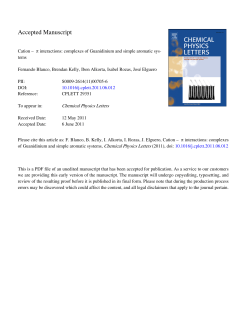 interactions: complexes of Guanidinium and simple aromatic