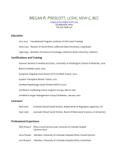 Megan R - University of Colorado Denver