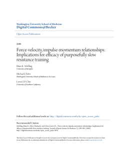 Force-velocity, impulse-momentum relationships