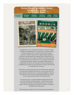 Social Protest in Imperial Japan