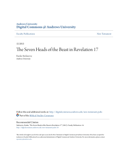The Seven Heads of the Beast in Revelation 17