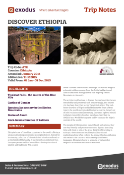 discover ethiopia