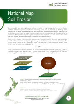 National Map Soil Erosion