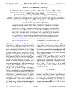 Current-Induced Membrane Discharge