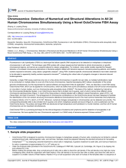 Chromosomics: Detection of Numerical and Structural Alterations in