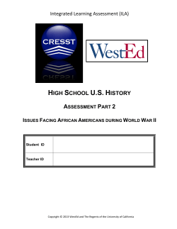 history part 2 - Reading Apprenticeship