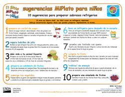 sugerencias MiPlato para ni&ntilde;os