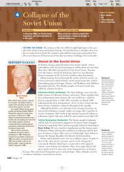 Collapse of the Soviet Union - Liberty Union