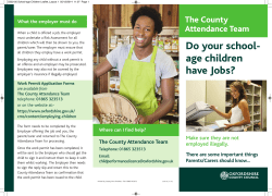 Do your school- age children have Jobs?