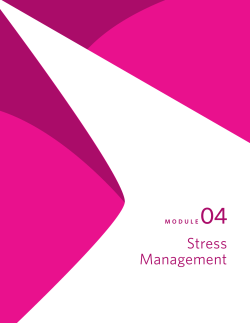 Stress Management - Kelty Mental Health