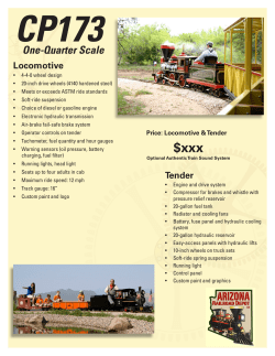 One-Quarter Scale - Arizona Railroad Depot