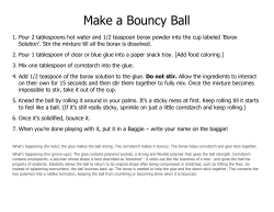 Make a Bouncy Ball