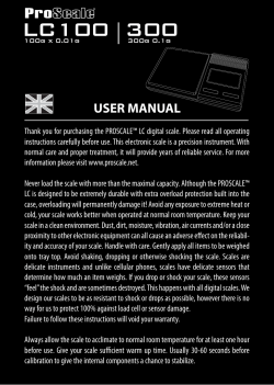 Manual - Proscale