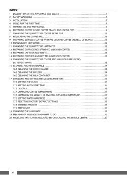 Delonghi Coffee Machine EABI6600