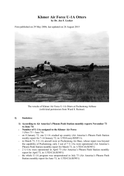 Khmer Air Force U-1As - The University of Texas at Dallas