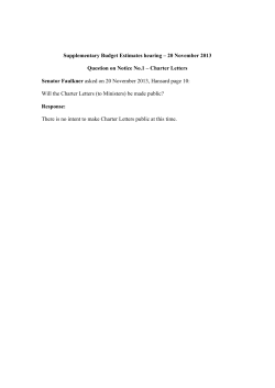 Questions on Notice - Supplementary Budget estimates 2013-14