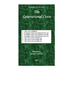 The Generational Curse Generational Curse