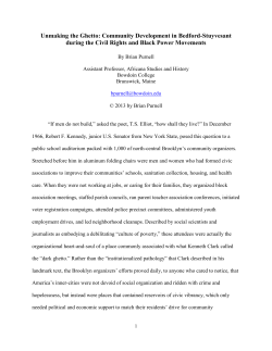 Unmaking the Ghetto - The Rockefeller Archive Center