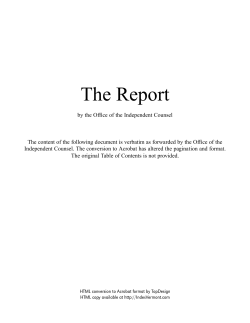 The Starr Report