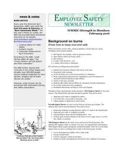 Background on burns