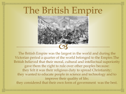 a The British Empire