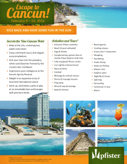 Cancun! - Pfister Seeds