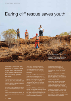 Daring cliff rescue saves youth