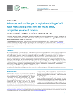 Advances and challenges in logical modeling of cell cycle regulation