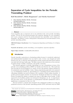 Separation of Cycle Inequalities for the Periodic Timetabling Problem