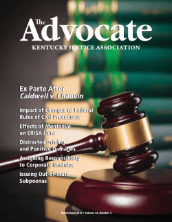 Impact of Changes in the Federal Rules of Civil