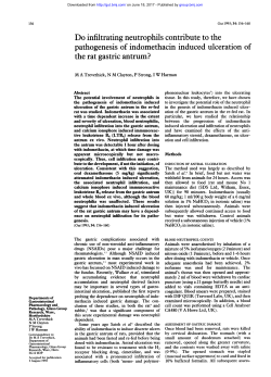Do infiltrating neutrophils contribute to the pathogenesis of