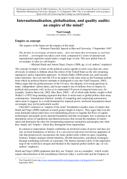 an empire of the mind?