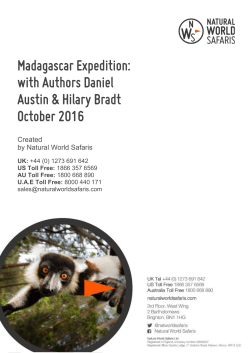 Full itinerary available here