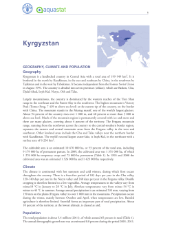 Kyrgyzstan - Food and Agriculture Organization of the United Nations